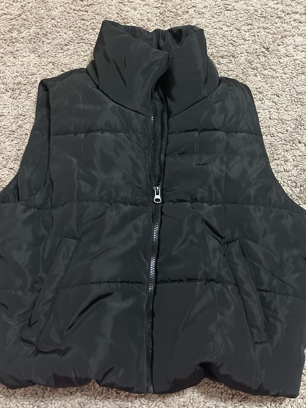 Black Puffer Vest